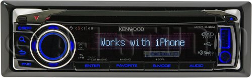 Kenwood Excelon KDC-X494 In-Dash CD/MP3/WMA/iPod Receiver with USB/Aux Input