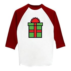 Gift Box - Raglan 3 4 Sleeve T-Shirt