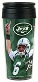 NFL New York Jets Mark Sanchez 16 Ounce Travel Mug