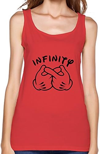 Woman Funny Infinity Hot Topic Tank Top Red