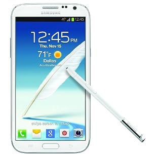 Samsung Galaxy Note II 4G Phone (White, AT&T)