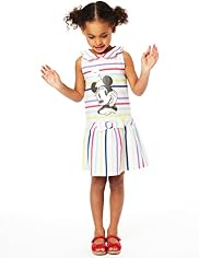 Limited Pure Cotton Minnie Mouse Sailor Striped Dress