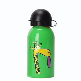 Navigate Hungry Jungle Drinks Bottle -Giraffe 330ml