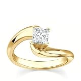 0.25 Carat VS2 - GIA Certified Diamond Solitaire Engagement Ring on 14k White Gold
