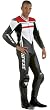 DAINESE GRAN-PREMIO BLACK/WHITE/GRN LEATHER SUIT!eur-48