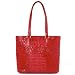 Apparel : Nina Raye Crocodile Leather Satchel Handbag