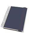 Semikolon Medium Spiral Address Book, Marine Blue (1460003)