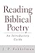 Reading Biblical Poetry: An Introductory Guide