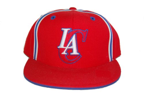 New NBA Los Angeles Clippers Reebok Fitted Hat Cap 100% Wool - (2 Sizes Available), 7 3/8