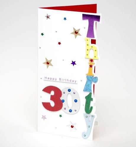 Happy 30th Birthday Card