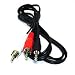 Universal iCable MP3 Player Y Audio Cable for Apple iPod, Nano and Mac and Many Others.