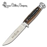Queen Canoe Knife w/ Aged Stag Bone Handle