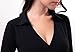 Zattcas Womens V Neck 3/4 Sleeve Faux Wrap Casual Cocktail Dress