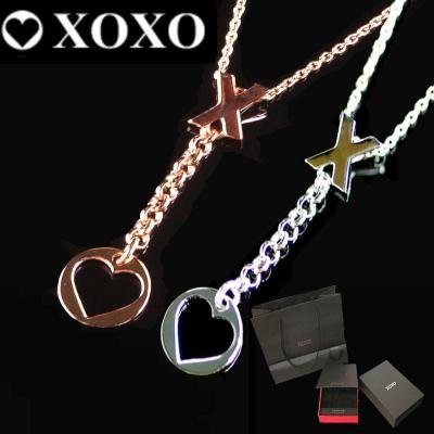 ★送料無料★【30%OFF】「XOXO　～kisskiss～」シンプルだけどどこかかわいい☆X &RinkHeart