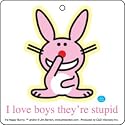 Happy Bunny Boys Are Stupid Air Freshener A-HB-0014