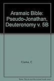 Targum Pseudo-Jonathan : Deuteronomy