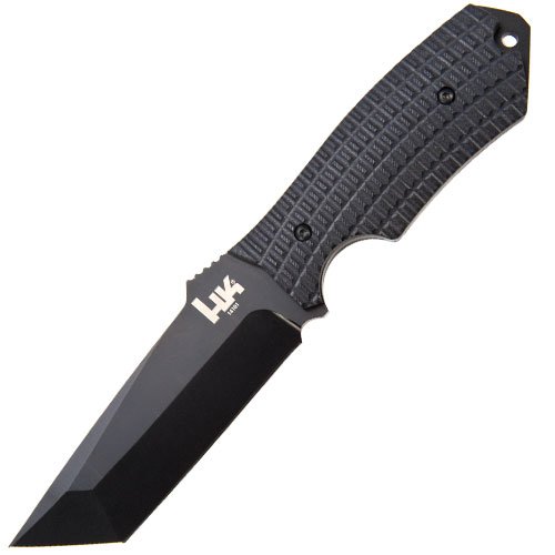 Heckler and Koch Conspiracy Folding Knife with Plain-Edged Coated Blade (Black, 6.9-Inch) Heckler and Koch Conspiracy Folding Knife with Plain-Edged Coated Blade (Black, 6.9-Inch) Hunting Knives