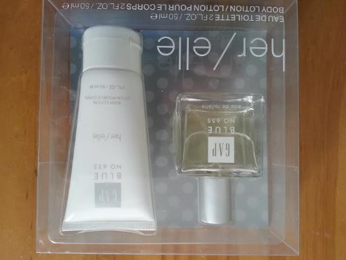 Gap Blue No 655 for Her 2oz Perfume Eau De Toilette & 2oz Body Lotion