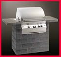 A530I-1A1N Aurora A530i Built In Grill Natural Gas 9v Battery Ignition Infrared Burners No Backbu