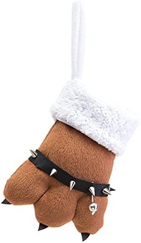 Pet Paw Shaped Christmas Stocking (Brown)