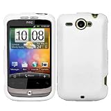 Brand New XYLO ACCESSORIES White Hybrid Armor Hard Shell / Skin / Case for the HTC WILDFIRE Mobile Phone.