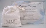 The Peepee Teepee for the Sprinkling WeeWee: GIFT SET White Terry Cloth comes with 10 Teepees and a LAUNDRY BAG
