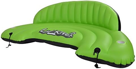 Blue Wave Sports Lay-Z-River Inflatable Sofa, Green/Black by Blue Wave Sports