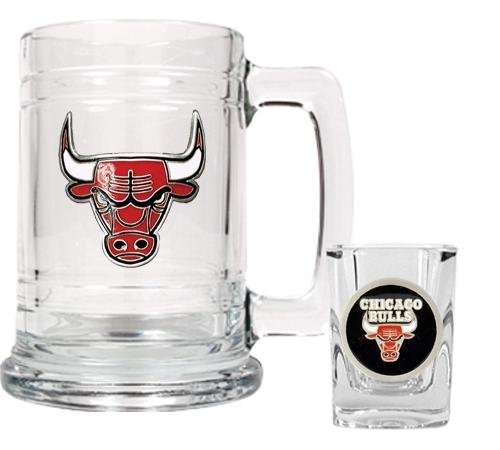 NBA Chicago Bulls Boilermaker Set - Primary Logo