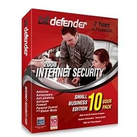 BitDefender Internet Security 2008 - 2 Year/10 Pc's