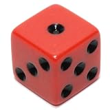 Red Die - Black Dots