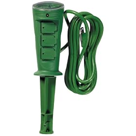 Woods 17321 Outdoor Power Strip Timer with 3-Outlets and 6-Foot Cord