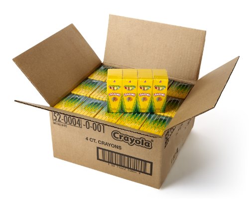 Crayola 4ct. Crayon Cello Pack (360 packs of 4 Crayons) On Sale