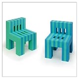 Product details for Offi EVA217 EVA Foam Chair Set of 2 - Blue and Green
