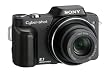 Sony Cybershot DSC-H10B Digitalkamera (8 Megapixel, 10-fach opt. Zoom, 7,6 cm (3 Zoll) Display) schwarz