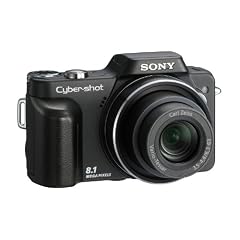Sony Cybershot DSC-H10B Digitalkamera (8 Megapixel, 10-fach opt. Zoom, 7,6 cm (3 Zoll) Display) schwarz