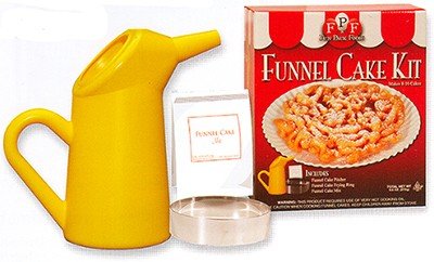 Funnel Cake Starter Kit with Cake Mix, Pitcher and Cake Ring