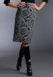Chadwicks Paisley Pencil Skirt