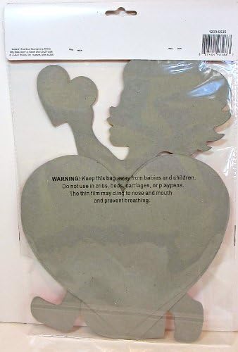 Holiday Inspirations Jo-ann's Cupid Valentine Wall Decor',2X Shiny Red Cupid with Heart & Arrow