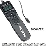 Bower LCD Timer and Remote Shutter Release for Nikon D90/D500, D7000, D3100 ....
