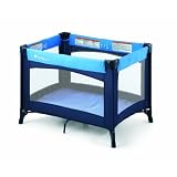 Foundations Celebrity Portable Play Yard Crib, Blue