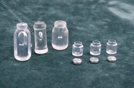 Buy Miniature Assortment 6 pk. of Bottles and Jars in Resin