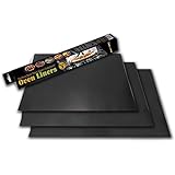 Oven Liners By Twisted Chef, 3 Large Non Stick Reusable Teflon Mats, Electric, Gas and Toaster Ovens