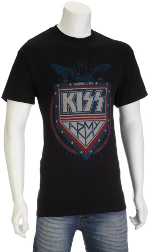 Mens Kiss – Patriot T-Shirt Black 5699TSBPL Large