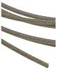Stainless Steel 304 Nylon Coated Cable, 7x7 Standard Construction, 270 lbs Breaking Strength, 0.064 OD, 25' Length