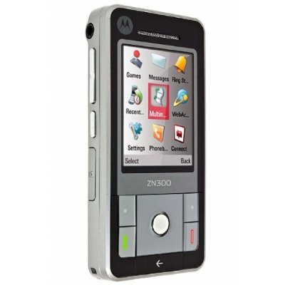 Motorola ZN300 Unlocked GSM Mobile Phone with 3 MP Camera, Bluetooth, microSD Card Slot, and MP3 Player -- International Version with No Warranty (Silver)