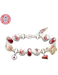 Oklahoma Sooners Charm Bracelet: Show Your Crimson Pride by The Bradford Exchange