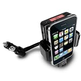 Flexpod Car Mount System for Apple iPhone 3G and 3GS / iPod Touch 2nd and 3rd Gen - Cutting Edge FM Transmitter and Charger with DC Surge Protection and Stabilized Flex-Neck