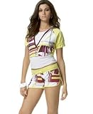 Rocawear - Rocawear Cropped Short-Sleeved Hoodie & Printed Dolphin Short Shorts