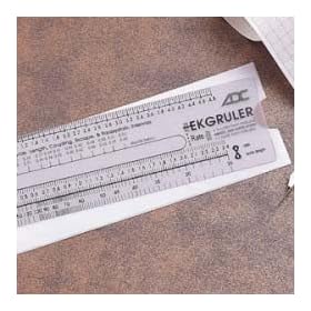 EKG Small Ruler electrocardiograph Latex-Free