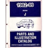 1985 1986 1987 1988 1989 BUICK SKYHAWK Parts Book List by General Motors